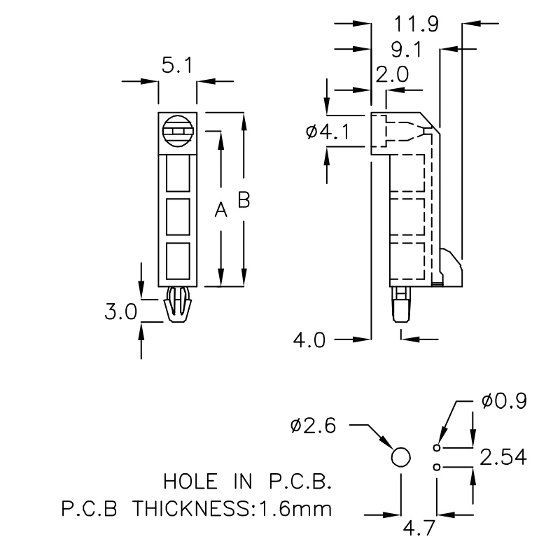 LED Lens Holder LS-EC-20A